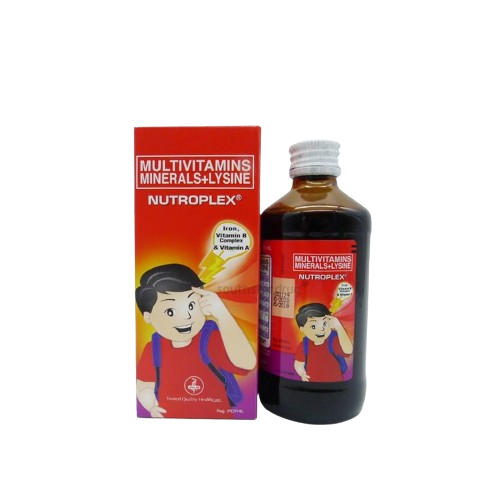 Nutroplex (Multivitamins + Iron) Syrup, 120ml | Shield Drugstore Online